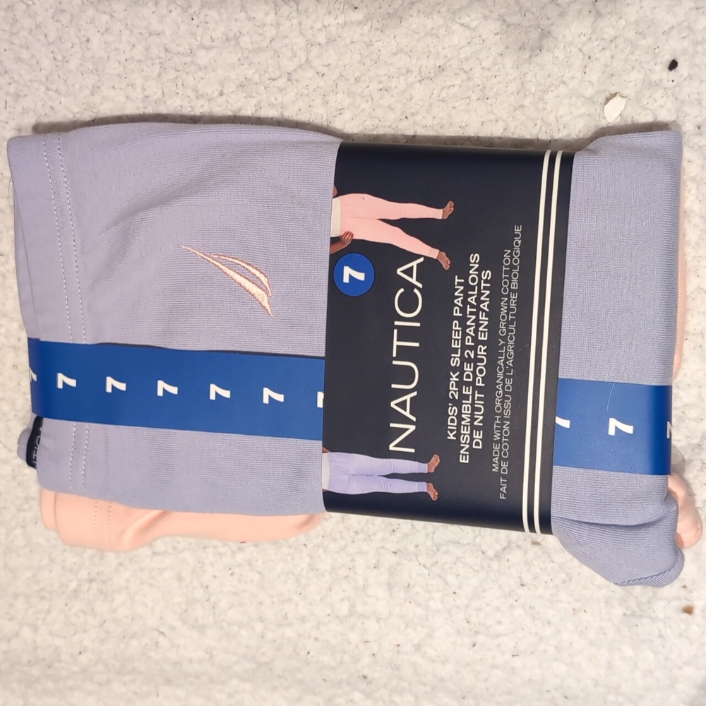 Kids Sz 7: Nautica 2pk Sleep Pant